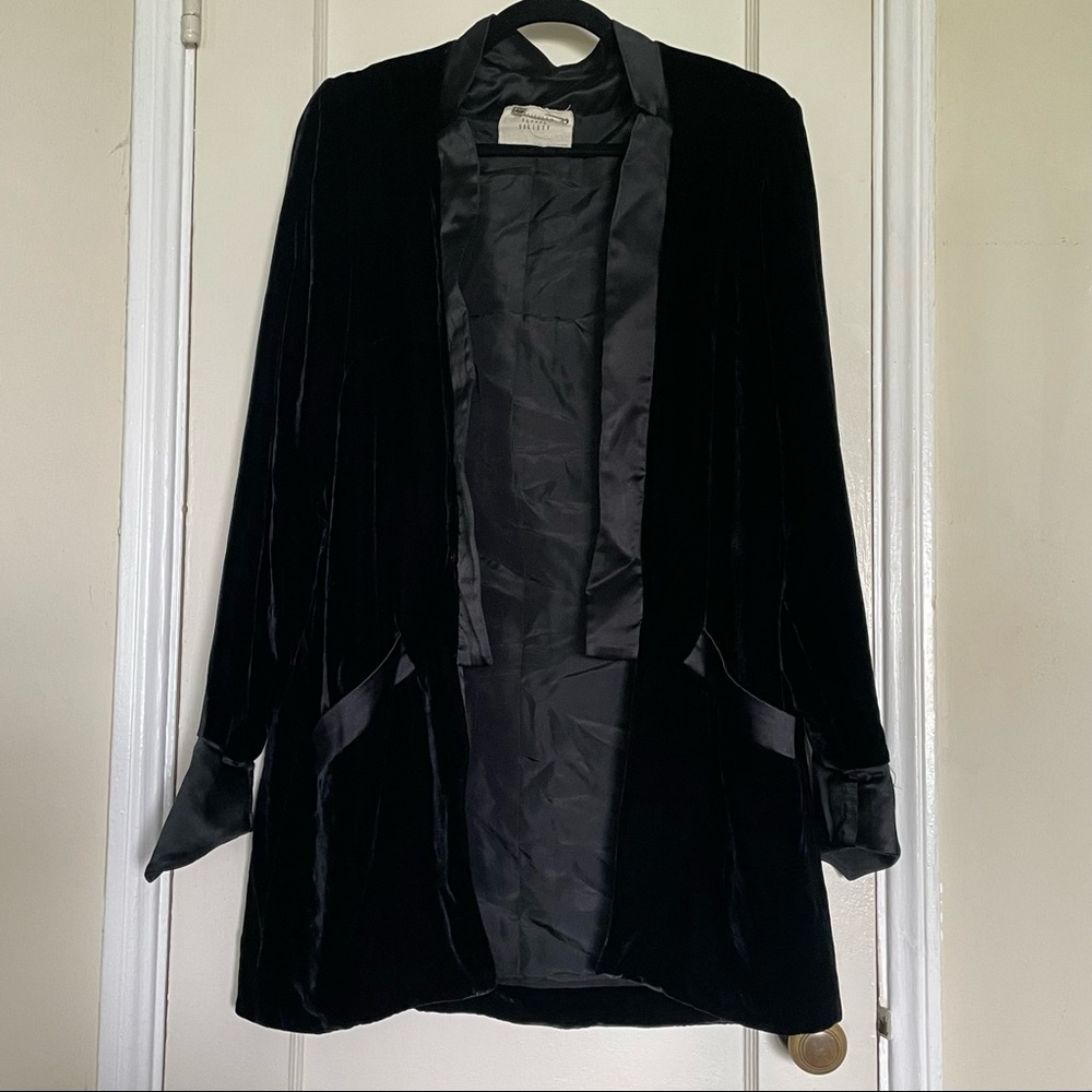 Hollywood Savage Society by Juliana Sorelli The Teddy Boy smoking jacket black